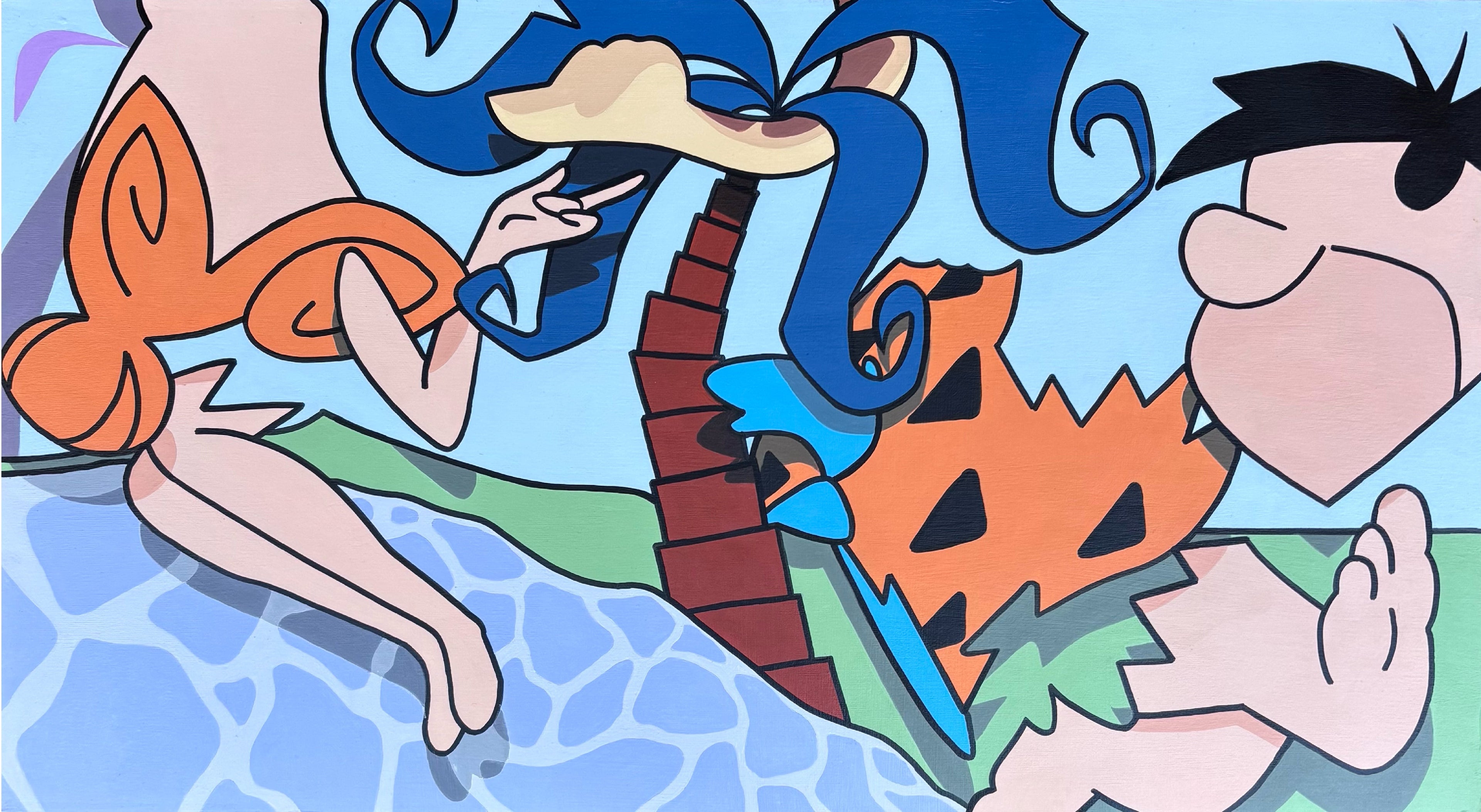 Michelangelo's Fall of Man painting by Stimuleye