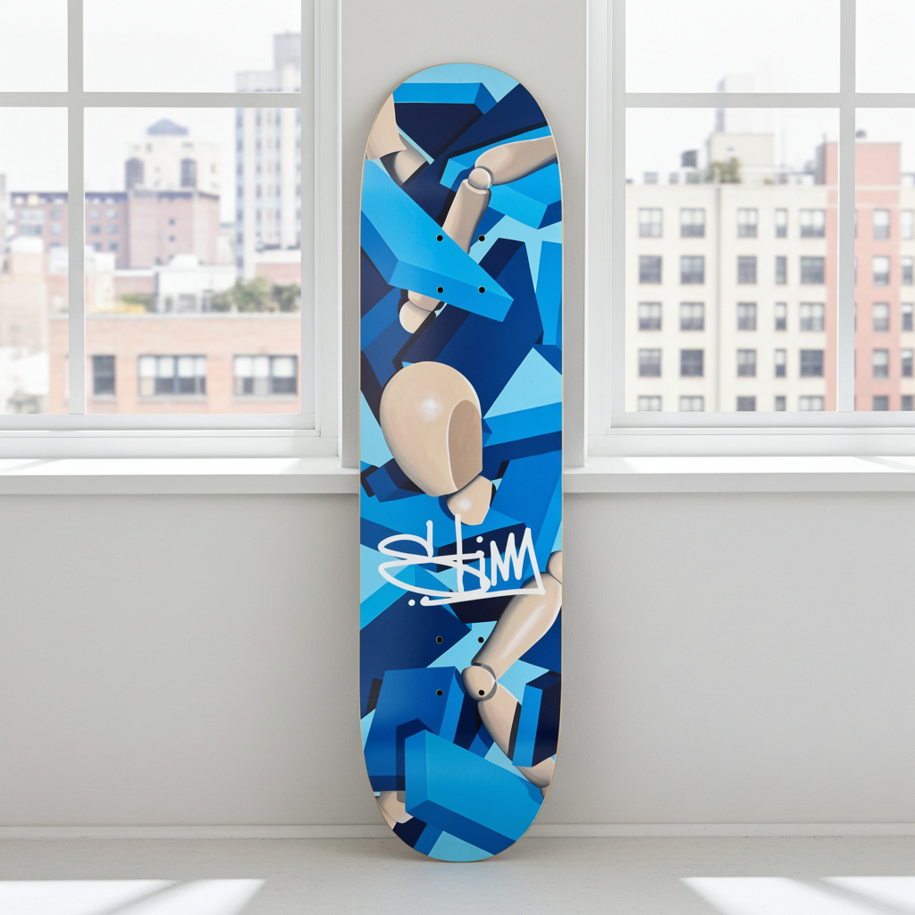 "Deconstructed Mannequin" 8-1/4 Skateboard Deck (Limited Edition)