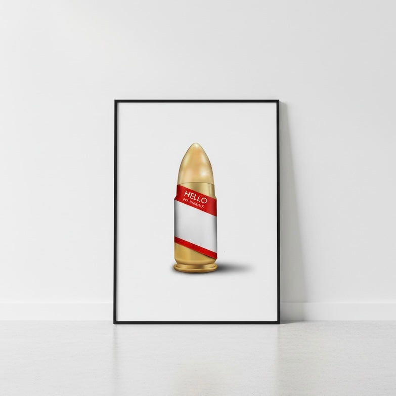 "Hello, My Name Is" Fine Art Poster