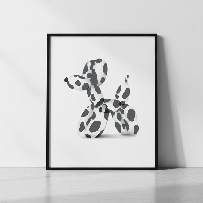 "Ballooon Dog" Fine Art Poster