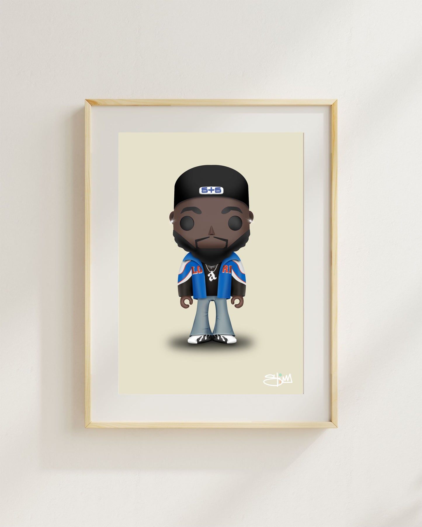 Kendrick Lamar x Super Bowl LIV Funko-Pop Style Poster