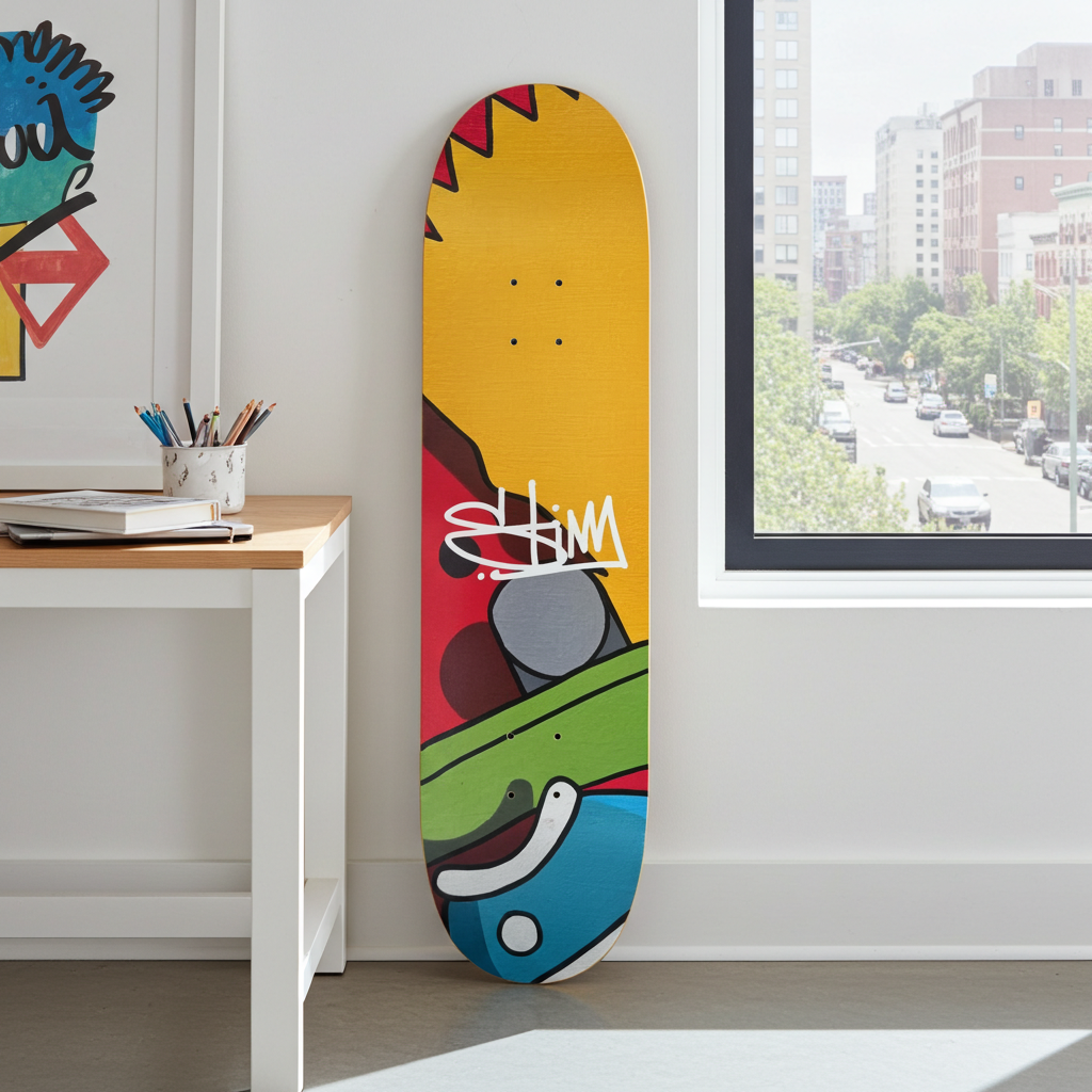 Limited Edition "Bart" 8-1/4 Skateboard Deck - The Stimsons Collection