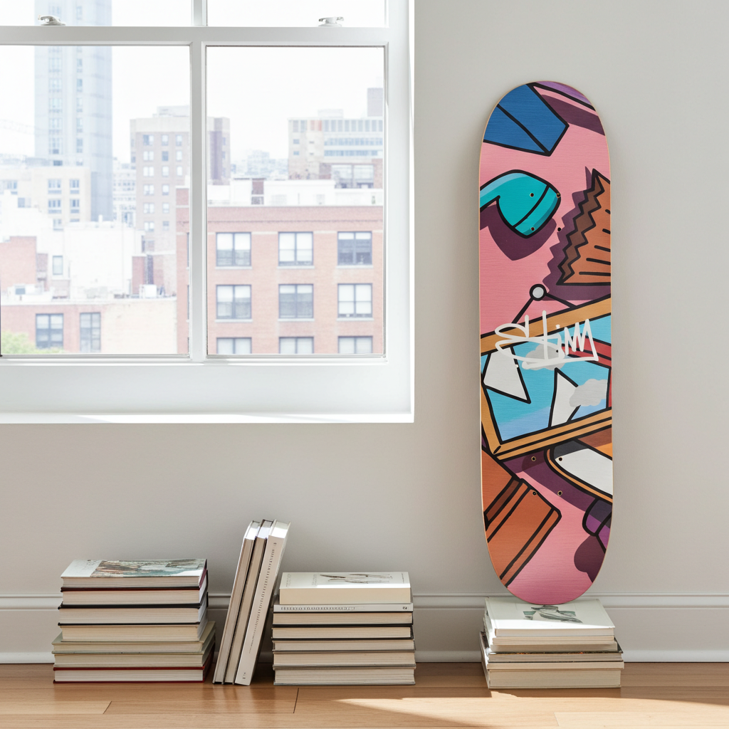 Limited Edition "Living Room" 8-1/4 Skateboard Deck - The Stimsons Collection