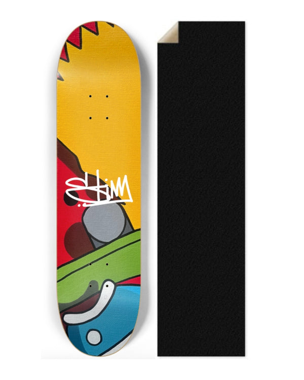 Limited Edition "Bart" 8-1/4 Skateboard Deck - The Stimsons Collection