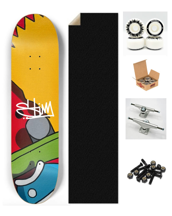 Limited Edition "Bart" 8-1/4 Skateboard Deck - The Stimsons Collection