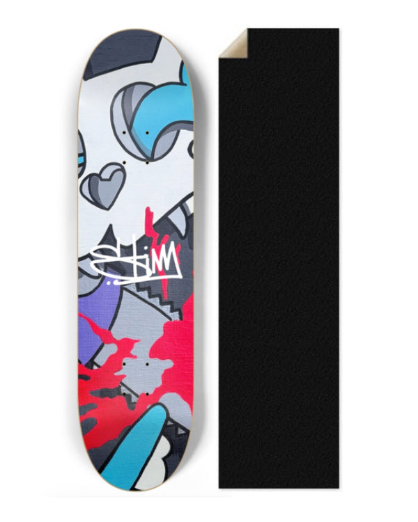 Limited Edition "Itchy & Scratchy" 8-1/4 Skateboard Deck - The Stimsons Collection