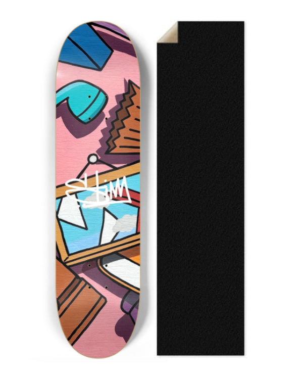 Limited Edition "Living Room" 8-1/4 Skateboard Deck - The Stimsons Collection