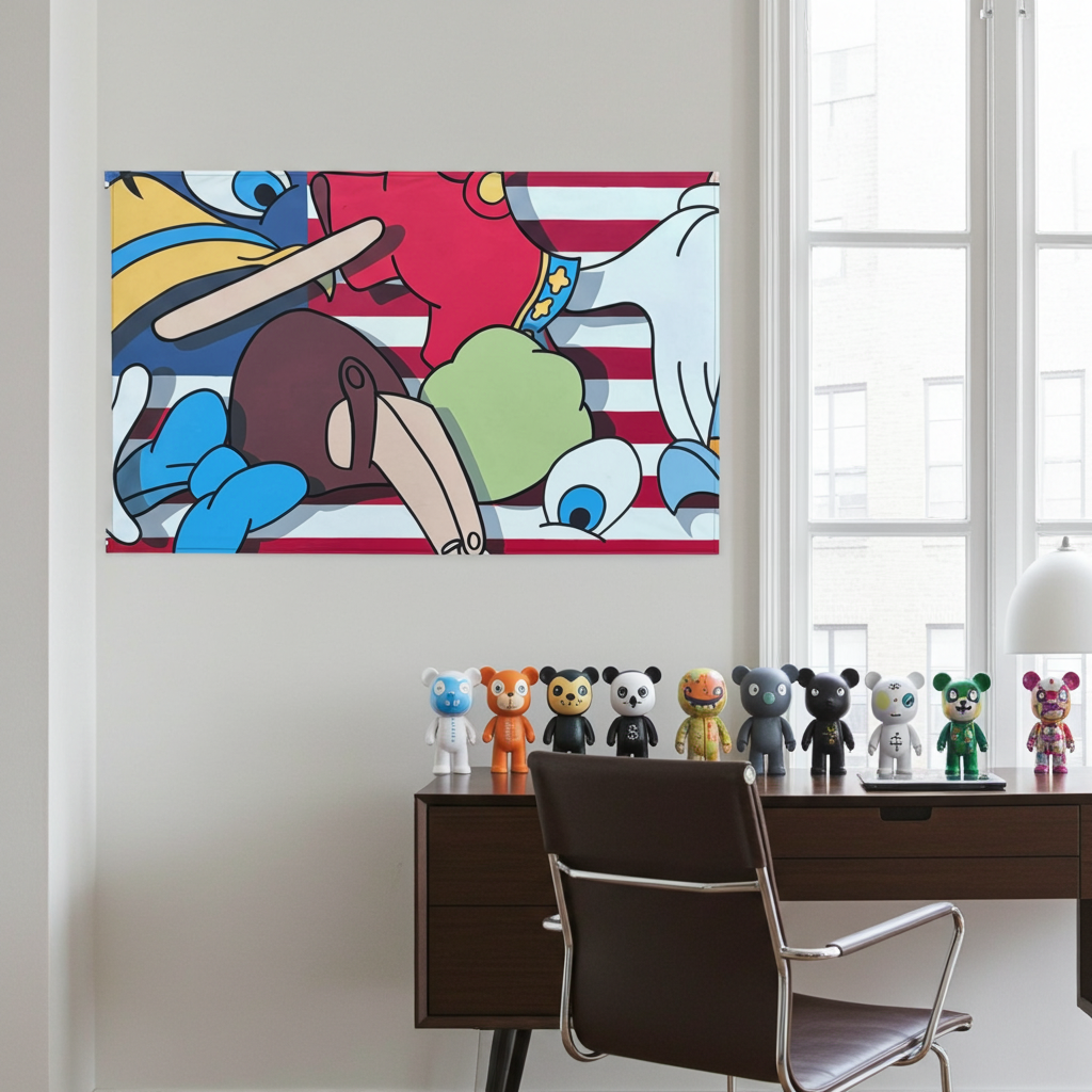 "Politics As Usual" Polyester Flag