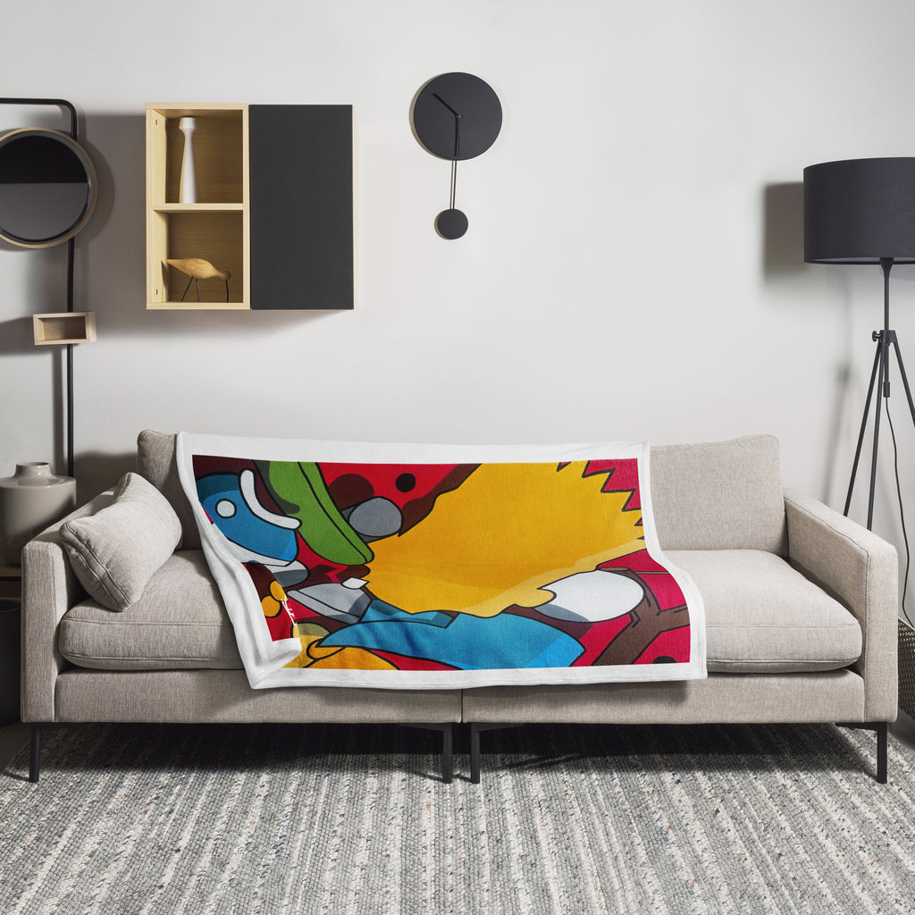 "Bart" Premium Throw Blanket - The Stimsons