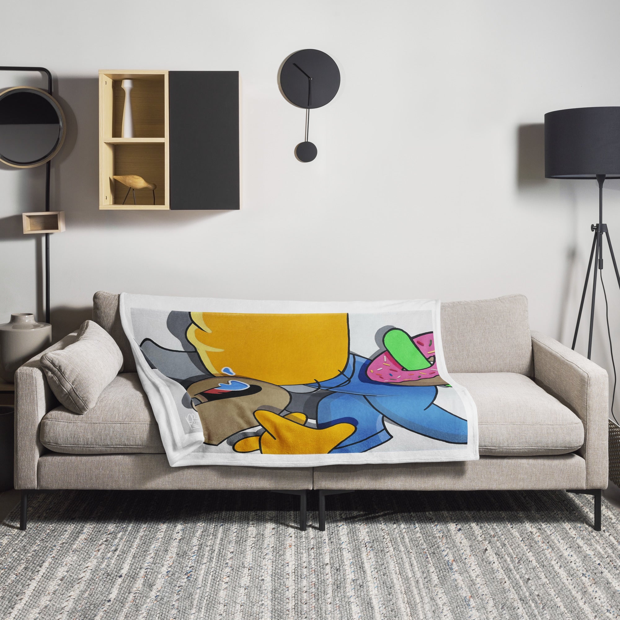 "Homer" Premium Throw Blanket - The Stimsons