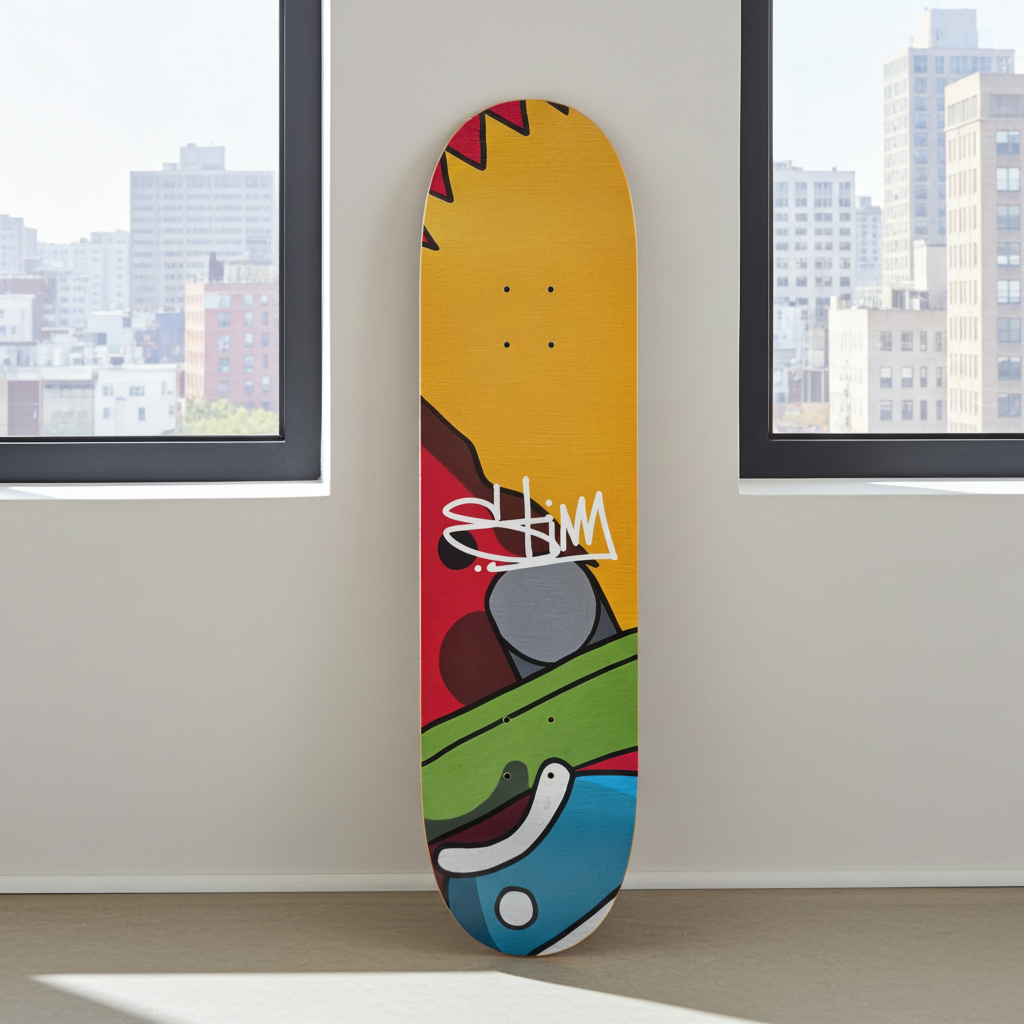 Limited Edition "Bart" 8-1/4 Skateboard Deck - The Stimsons Collection