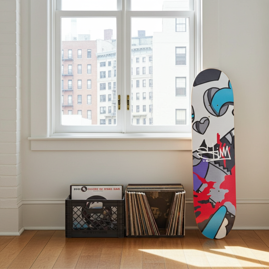 Limited Edition "Itchy & Scratchy" 8-1/4 Skateboard Deck - The Stimsons Collection