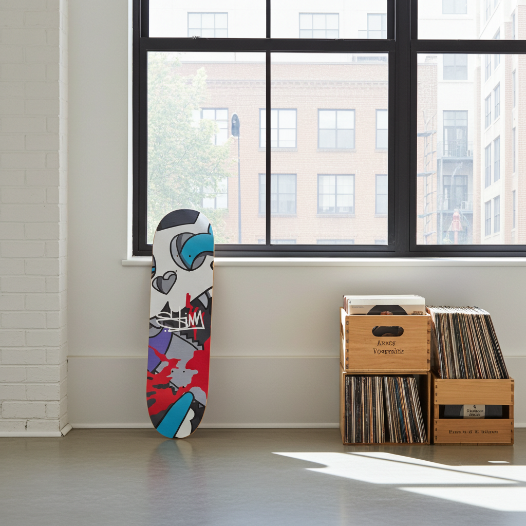 Limited Edition "Itchy & Scratchy" 8-1/4 Skateboard Deck - The Stimsons Collection