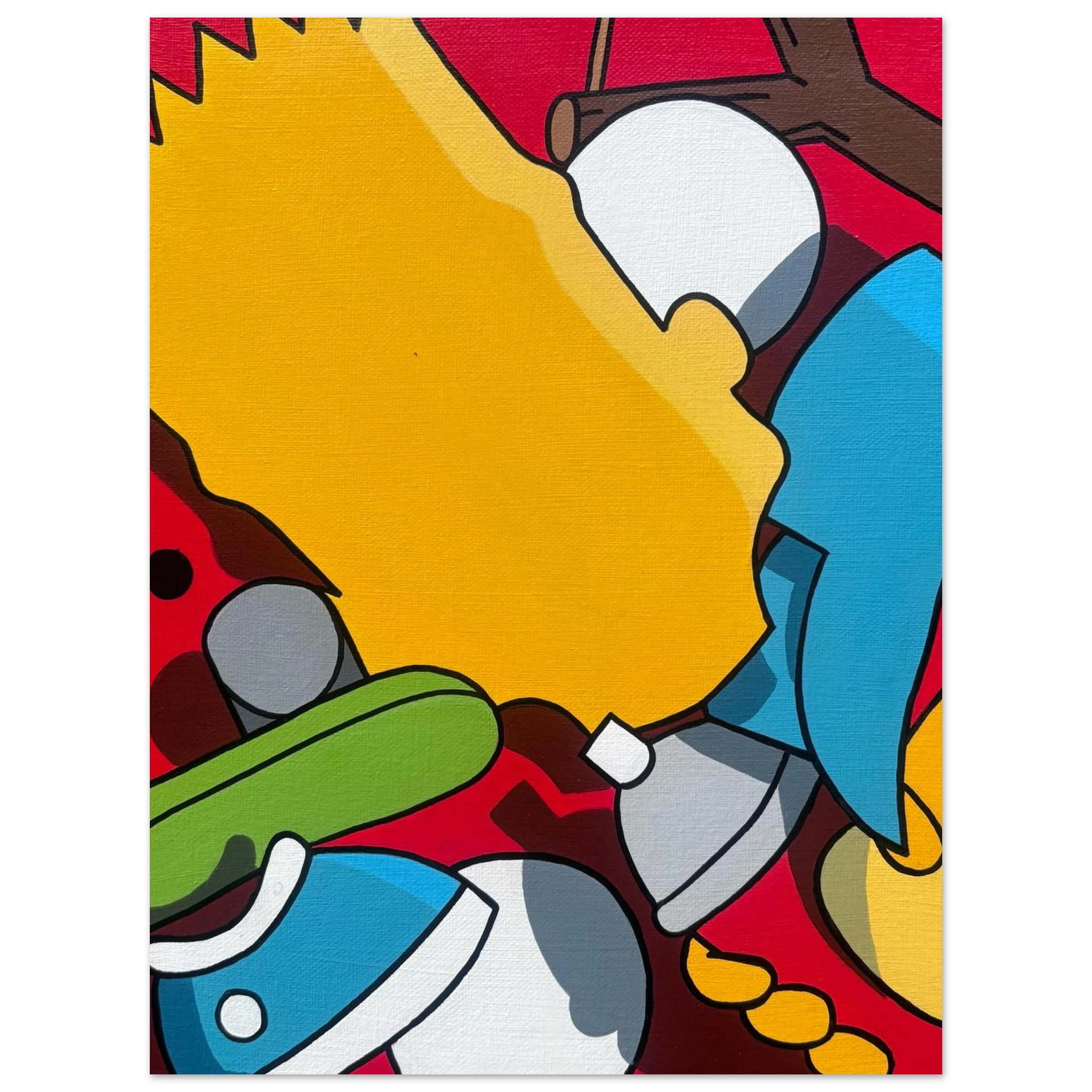 Contemporary cartoon art