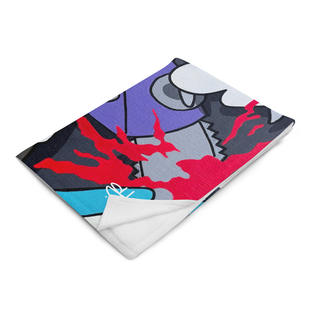 "Itchy & Scratchy" Premium Throw Blanket - The Stimsons